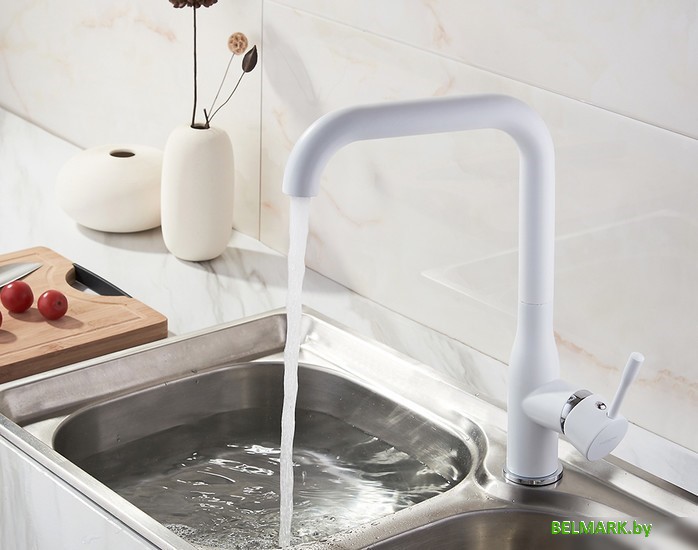 Смеситель Ledeme H98 L4698W (белый матовый) - фото2