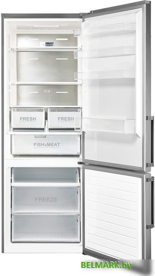 Холодильник Hyundai CC4553F (нержавеющая сталь) - фото2