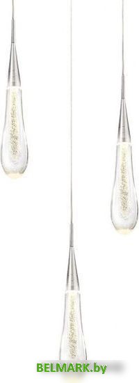 Подвесная люстра Kinklight Гутта 07861-3AS.02 (хром) - фото