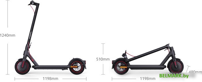 Электросамокат Xiaomi Mi Electric Scooter Pro 4 DDHBC20NEB - фото2