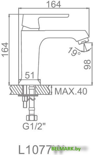 Смеситель Ledeme L1077W - фото2