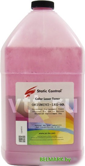 Тонер Static Control Универсальный для Oki C610/ C810/ C830 (маджента) 1 кг - фото