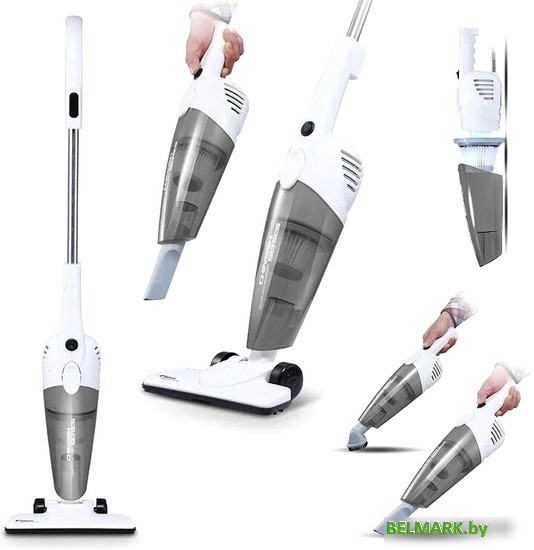 Пылесос Deerma DX118C (международная версия, белый/серый) - фото2