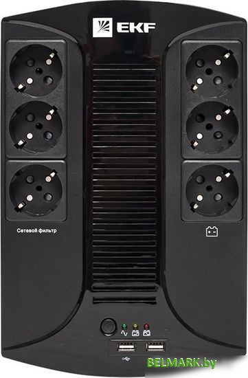 Источник бесперебойного питания EKF E-Power Home 800 ВА Proxima SSW-800 - фото2