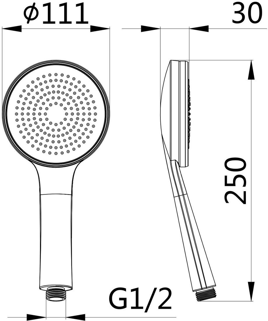Душевая лейка Esko SPL1101 - фото2