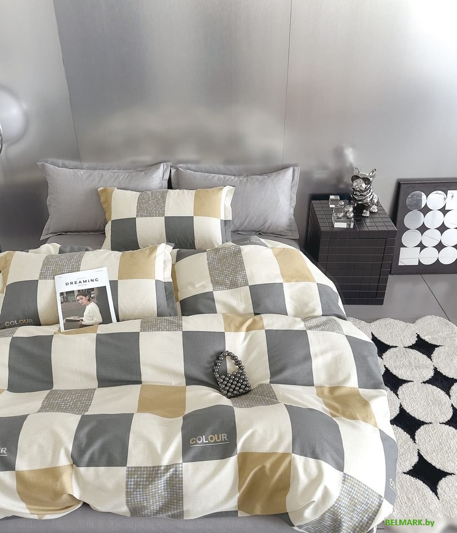 Постельное белье Реноме 2сп Темно-синяя коллекция ПП 7447 (сатин) - фото