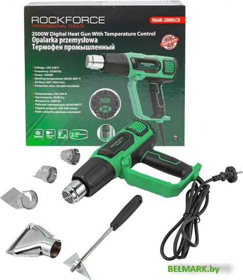 Промышленный фен RockForce RF-HG60-2000LCD - фото