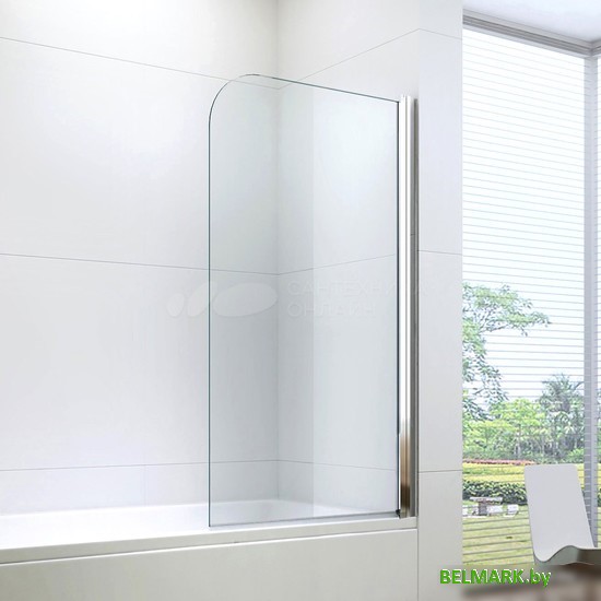Стеклянная шторка для ванны Berges Wasserhaus River 065001 80х140 - фото2