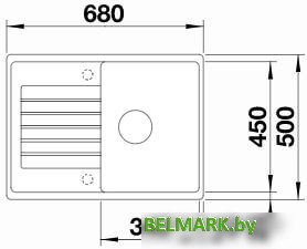 Кухонная мойка Blanco Zia 45 S Compact 526009 (черный) - фото2