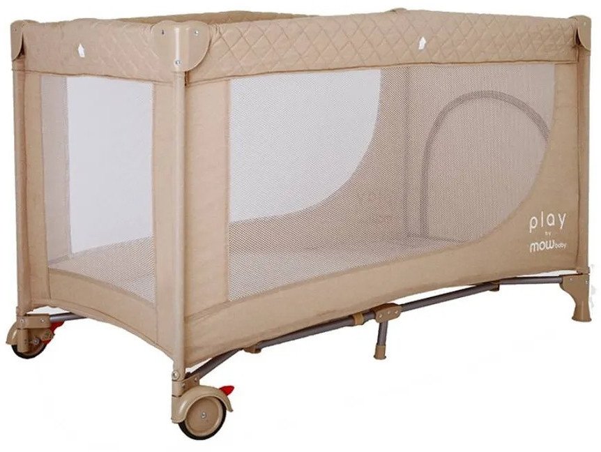 Манеж-кровать MOWbaby Play RP125 (бежевый) - фото