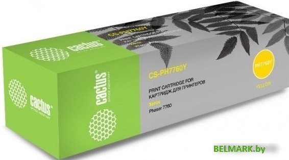 Картридж CACTUS CS-PH7760Y (аналог Xerox 106R01162) - фото