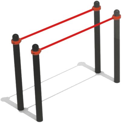 Брусья Dinamika Уличные ZSO-001874 - фото