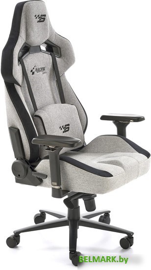 Кресло Halmar Alister (серый/черный) - фото