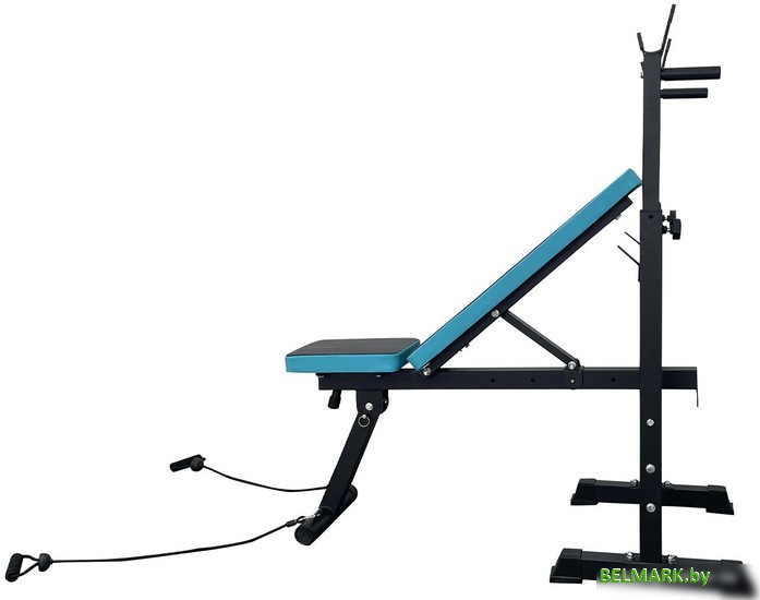 Силовая скамья Calviano 1008 (черный/синий) - фото2