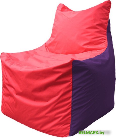 Кресло-мешок Flagman Фокс Ф2.1-233 (красный/фиолетовый) - фото
