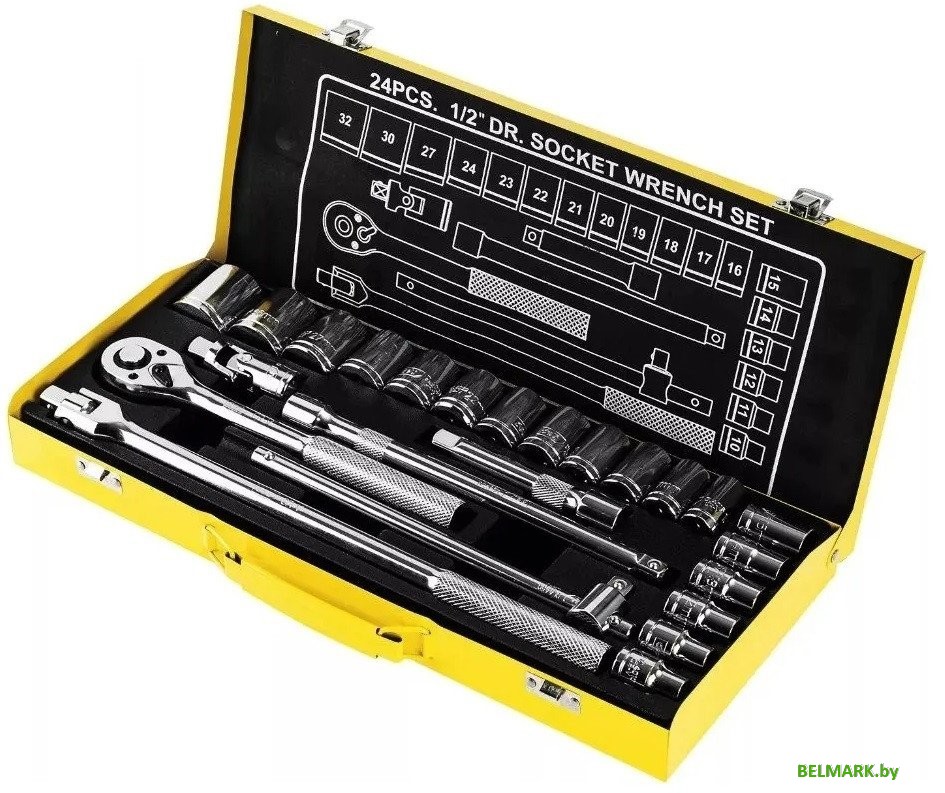 Универсальный набор инструментов Deli DL2024T (24 предмета) - фото