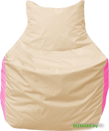 Кресло-мешок Flagman Фокс Ф2.1-142 (слоновая кость/розовый) - фото2