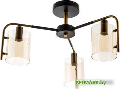 Люстра средней высоты Aitin Pro НПБ RH16069/3 (черный/золото) - фото