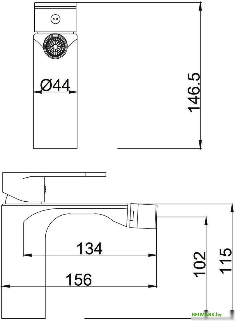 Смеситель Fashun A5085 (хром) - фото2