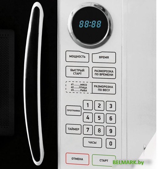 Микроволновая печь BBK 23MWS-916S/BW - фото2