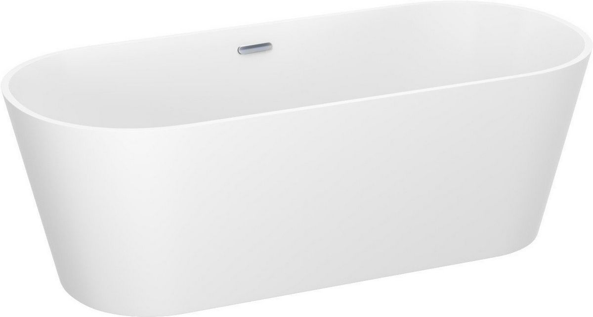 Ванна Wellsee Shell 140x70 28170101R (отдельностоящая ванна белый глянец, экран, ножки, сифон-автомат хром) - фото2