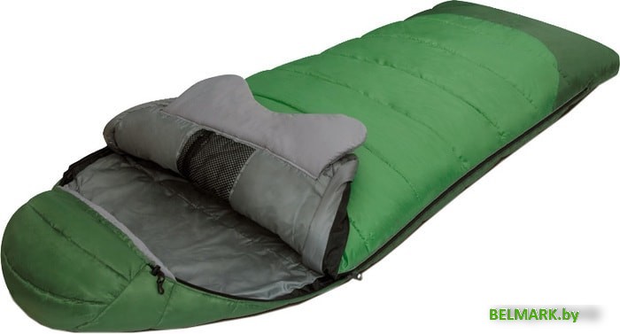 Спальный мешок AlexikA Forester (зеленый, левая молния) - фото