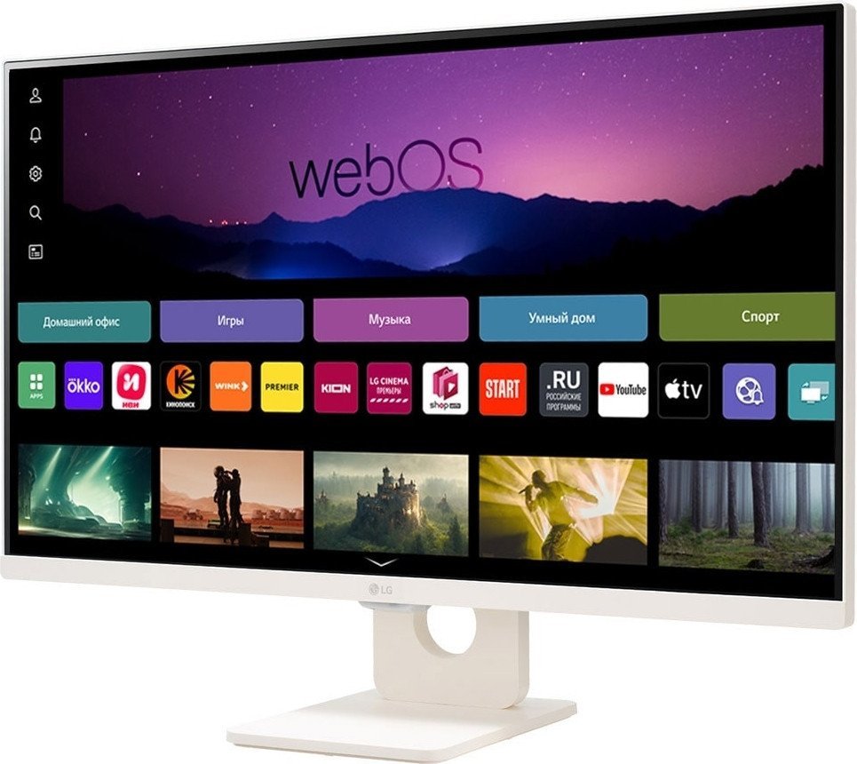 Smart монитор LG MyView Smart Monitor 27SR50F-W - фото2