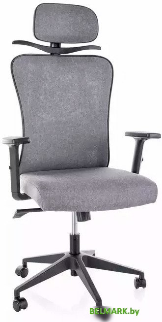 Офисное кресло Signal Q080M (серый/черный) - фото