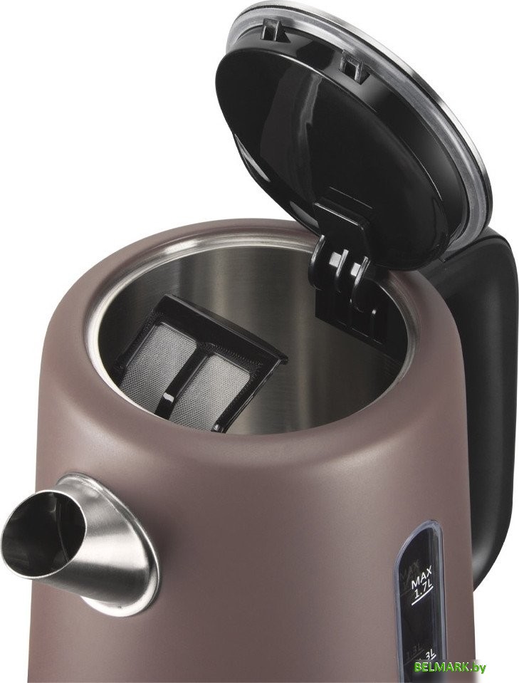 Электрический чайник Redmond (Редмонд) KM238 (серо-коричневый) - фото2