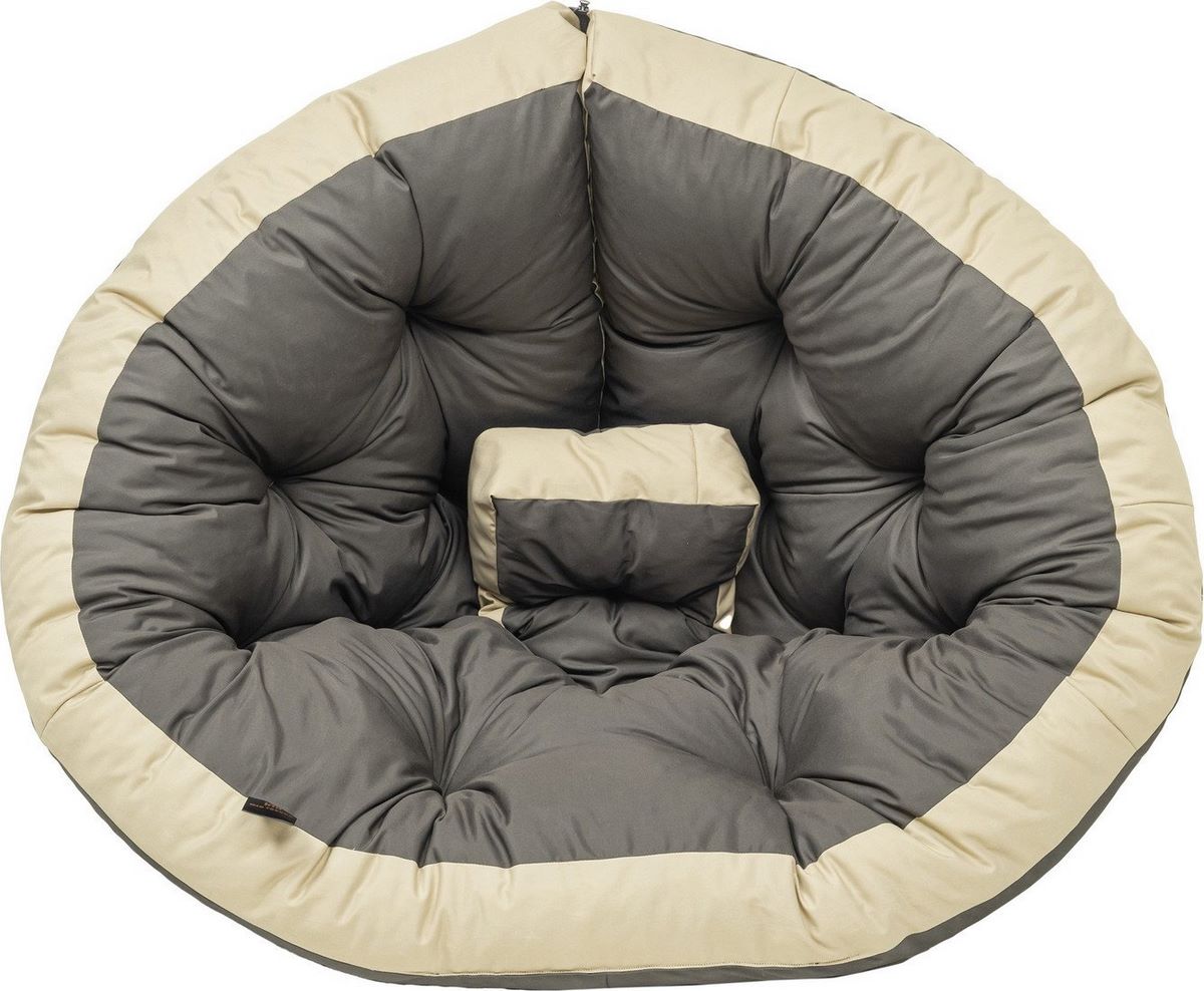 Кресло-мешок Mio Tesoro 4с0013тр (L, серый/бежевый) - фото2