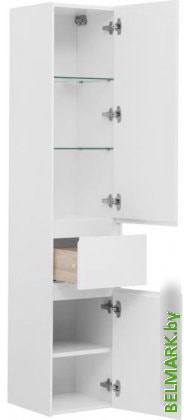 Aquanet Шкаф-пенал Бруклин 35 00203966 (белый) - фото2