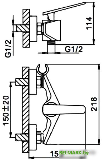 Смеситель FRAP H58 F2058 - фото2