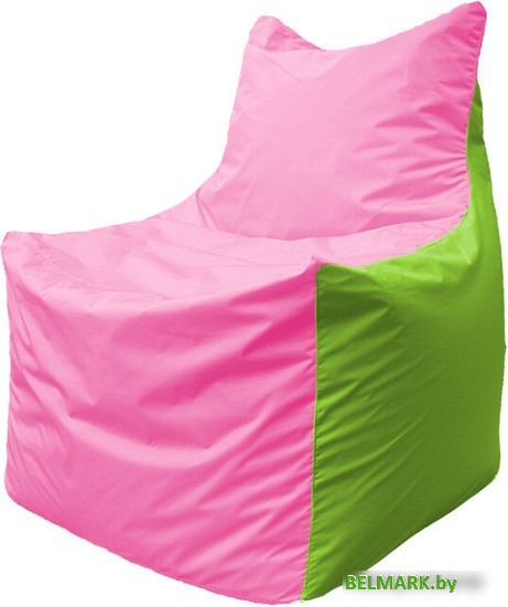 Кресло-мешок Flagman Фокс Ф2.1-197 (розовый/салатовый) - фото