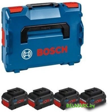 Набор аккумуляторов Bosch 1600A02A2U (18В/4x5.5 Ah) - фото