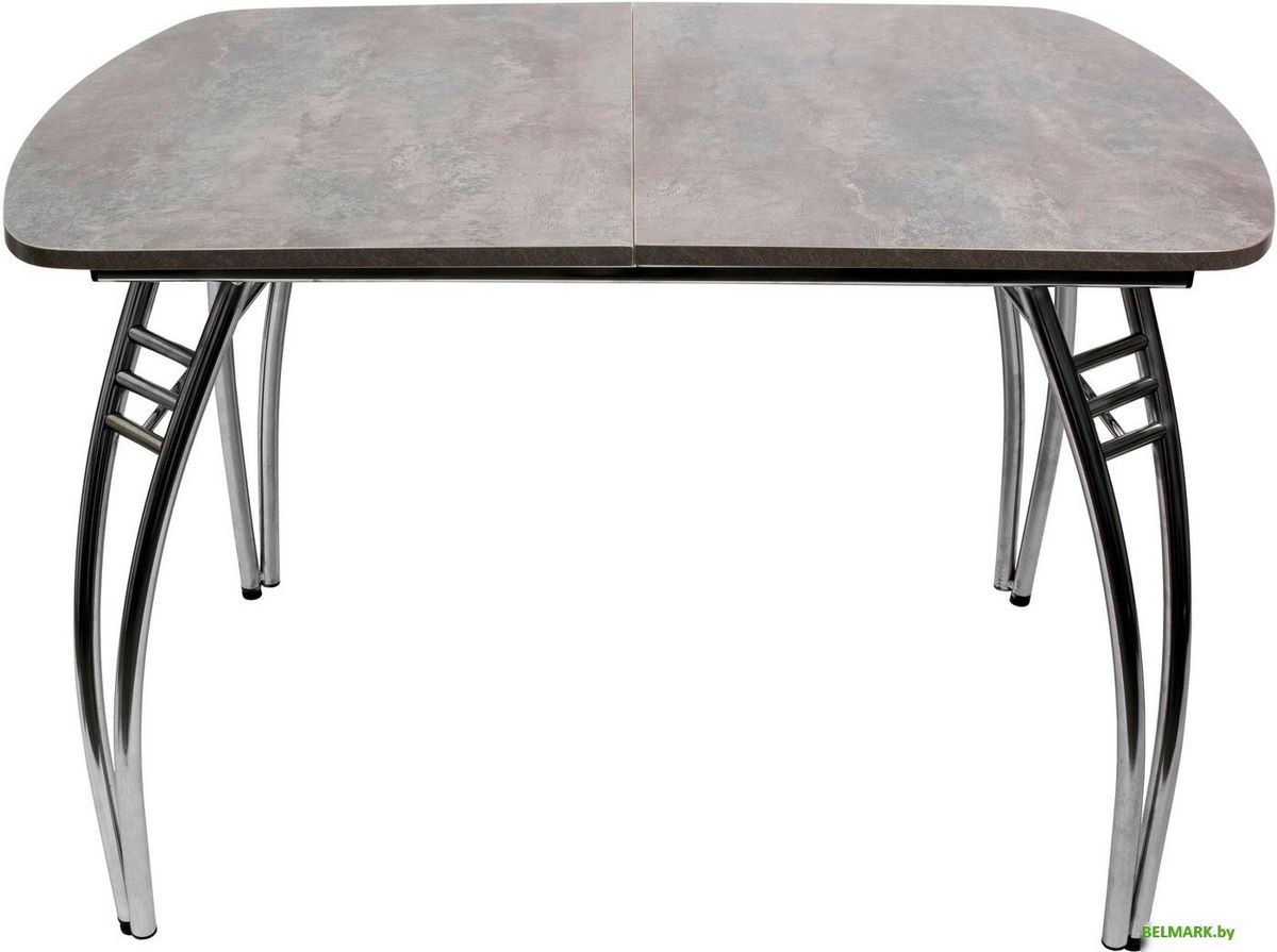 Кухонный стол ВВР Раздвижной (камень темный/паук, ЛДСП) - фото
