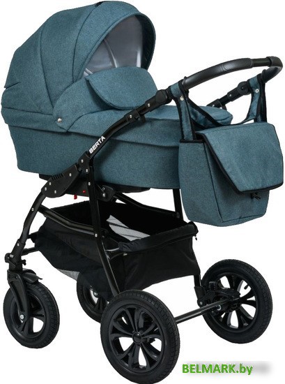 Универсальная коляска Alis Berta +F (3 в 1, Be 01, изумруд) - фото