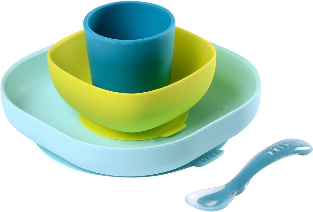 Набор детской посуды Beaba Silicone Meal Set 913428 - фото