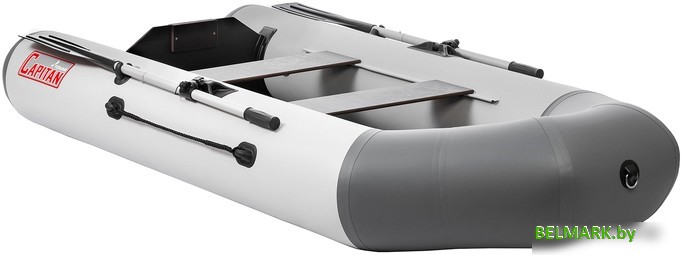 Моторно-гребная лодка Тонар Капитан 260Т / 4897011 белый/серый - фото