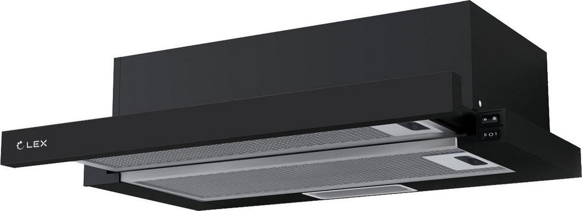 Кухонная вытяжка LEX Hide 600 Black - фото