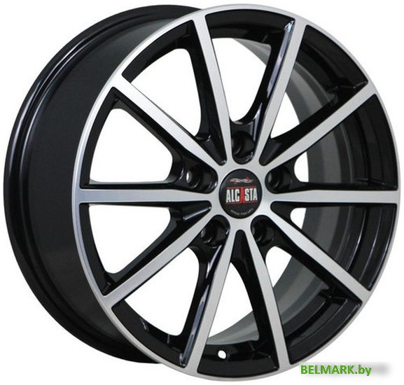 Литые диски Alcasta M61 17x7" 5x108мм DIA 63.3мм ET 45мм BKF - фото