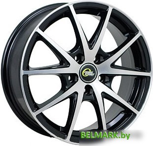 Литые диски Cross Street CR-17 15x6" 5x114.3мм DIA 66.1мм ET 43мм BKF - фото