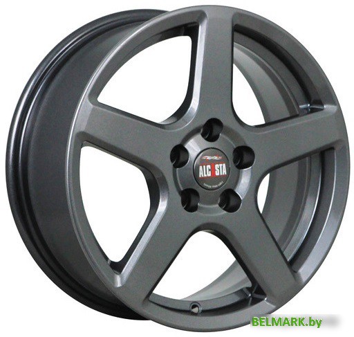 Литые диски Alcasta M62 16x6.5" 5x110мм DIA 65.1мм ET 38мм Graphite - фото