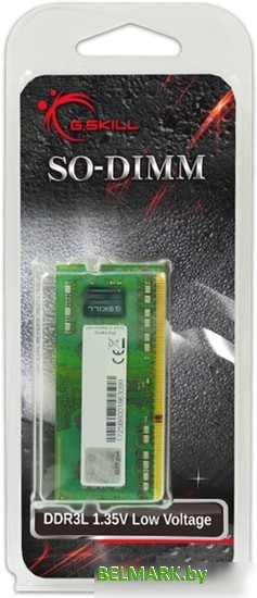 Оперативная память G.Skill 4GB DDR3 SODIMM PC3-12800 F3-1600C9S-4GSL - фото2