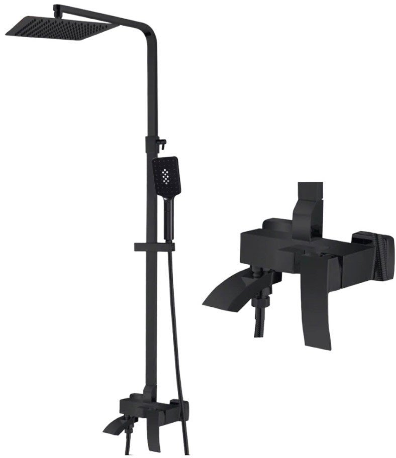 Душевая система Kern K5057 Black - фото