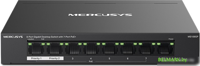 Неуправляемый коммутатор Mercusys MS108GP - фото
