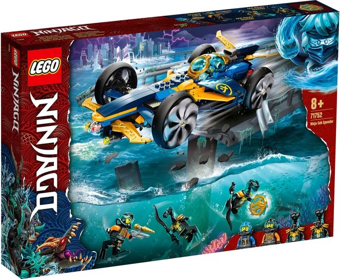 Конструктор LEGO Ninjago 71752 Спидер-амфибия ниндзя - фото