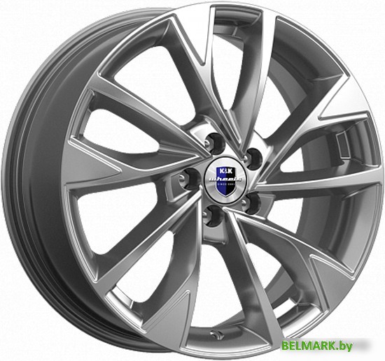 Литые диски K&K Роквуд 17x7" 5x114.3мм DIA 67.1мм ET 38мм Дарк платинум - фото
