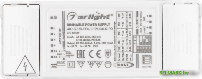 Блок питания Arlight ARJ-SP-10-PFC-1-10V-DALI2-PD 033690 - фото2