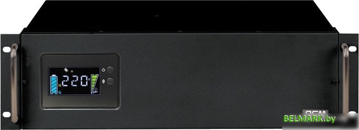 Источник бесперебойного питания Powercom King Pro RM KIN-3000AP LCD RM - фото