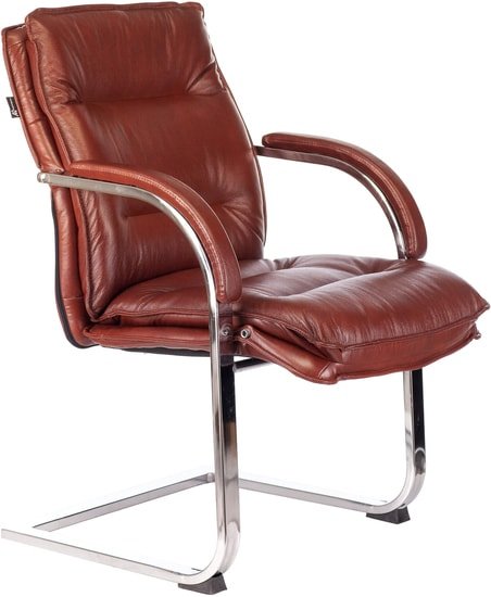 Кресло Бюрократ T-9927SL-LOW-V (светло-коричневый) - фото